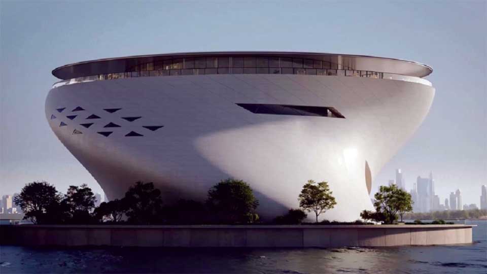 দুবাইয়ে নির্মিত হচ্ছে ৫তলা বিশিষ্ট ভাসমান জাদুঘর